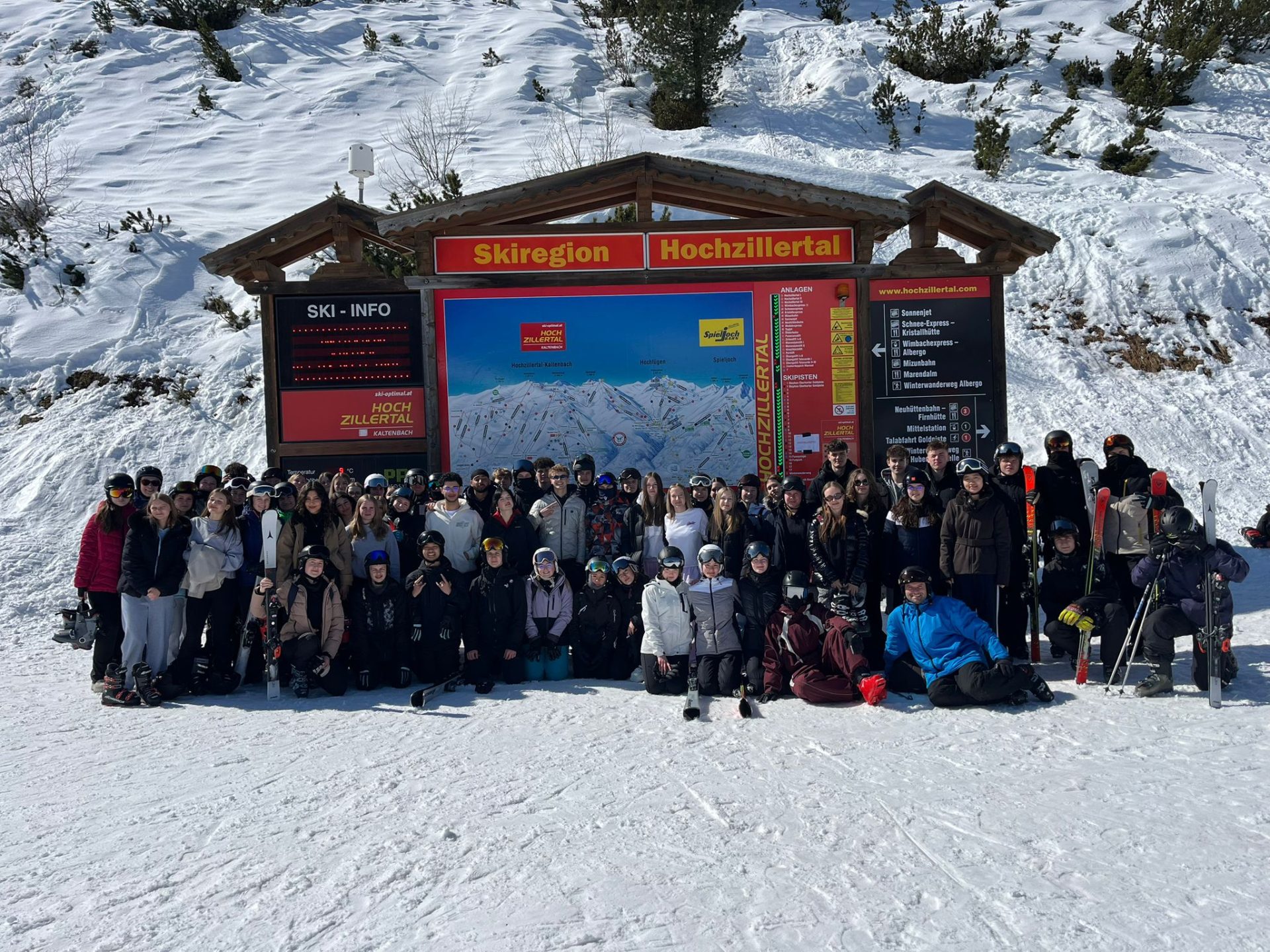 Skifahrt der Stufe EF ins Zillertal