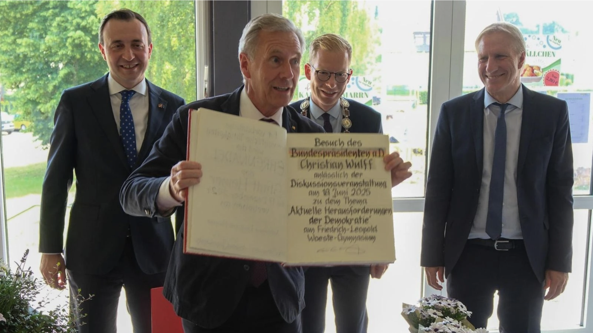 Altbundespräsident Christian Wulff zu Gast am Woeste