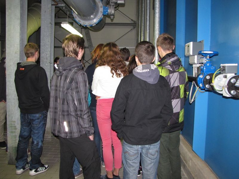 Exkursion zum Wasserwerk