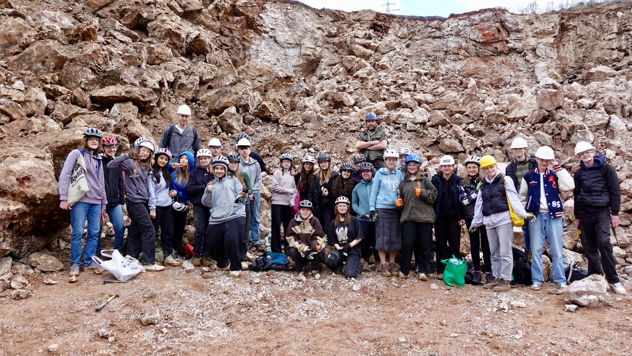 Mineraliensuche im Steinbruch Hohenlimburg
