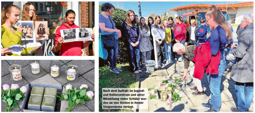 Stolpersteinverlegung in Hemer