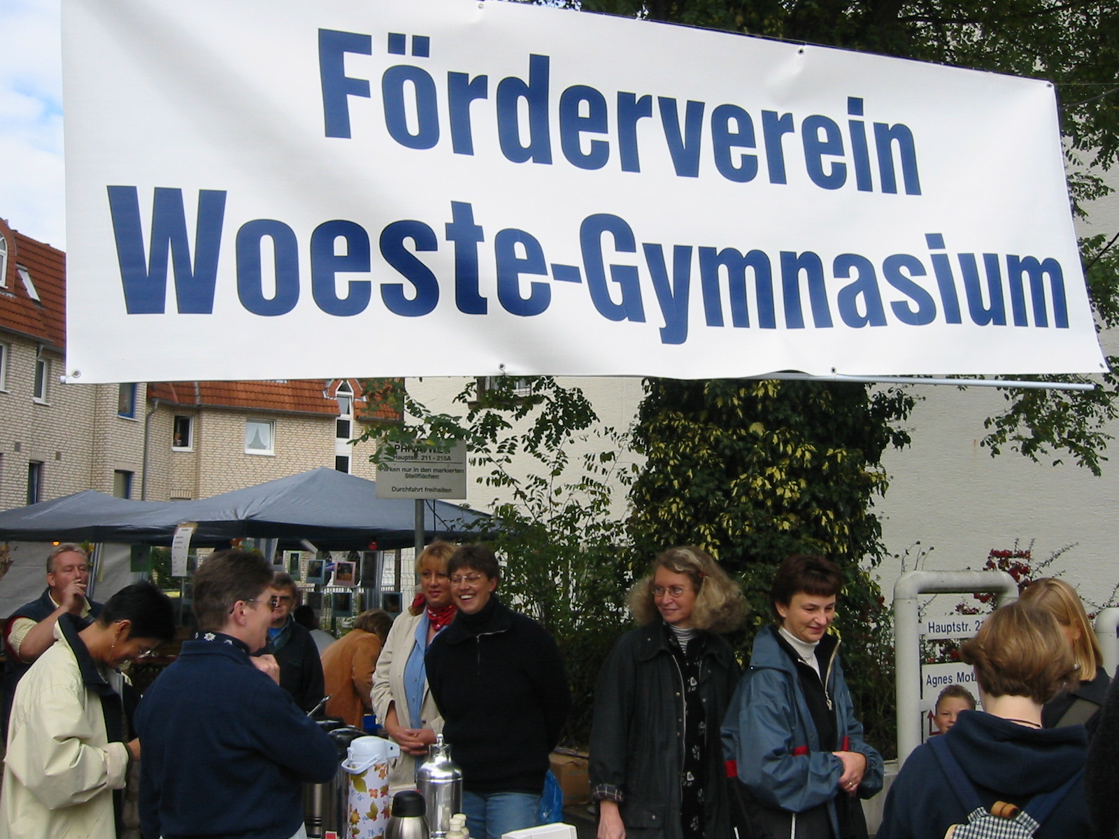 Der Förderverein auf den Hemeraner Herbsttagen 2002