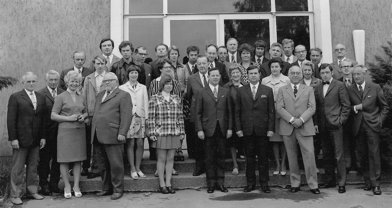 Das Kollegium im Jahre 1974