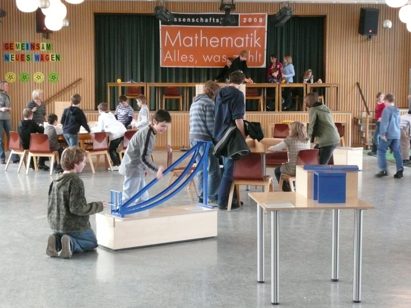 Schülerexperimente in der Ausstellung