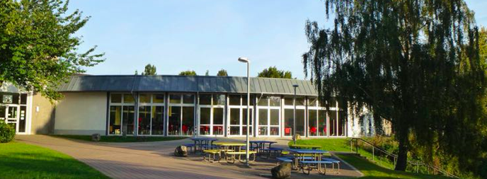 Mensa des Woeste-Gymnasiums, gebaut durch die Firma Verfuß im Jahre 2010