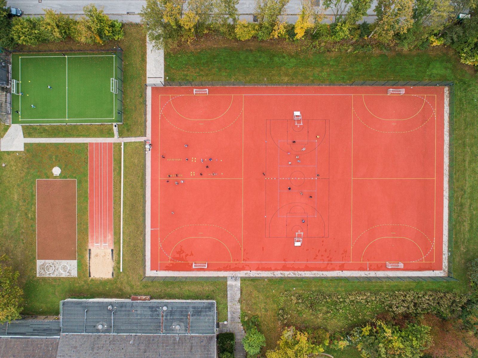 Die 2018 neu erstellten Außensportanlagen