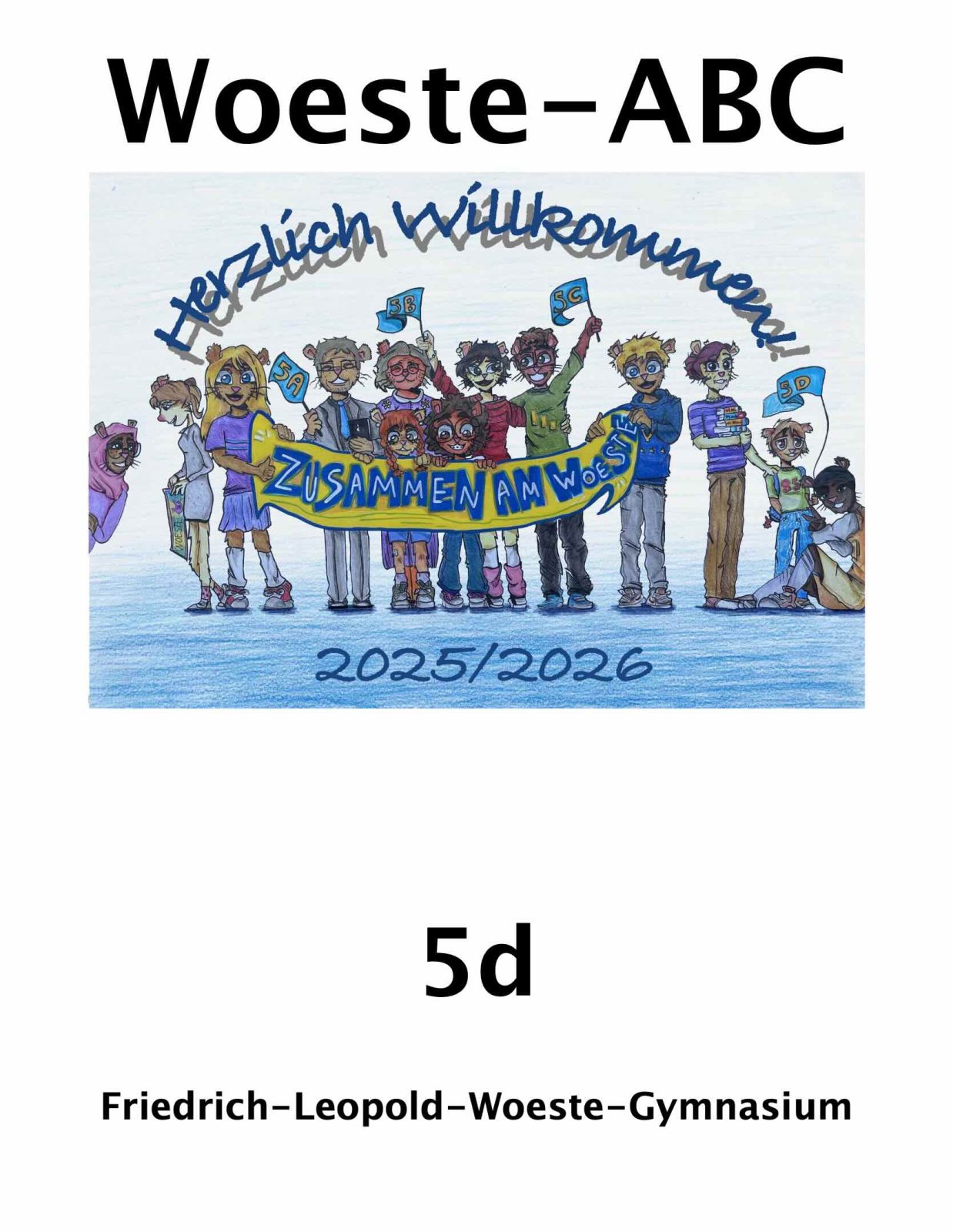 Titelseite des Woeste-ABC